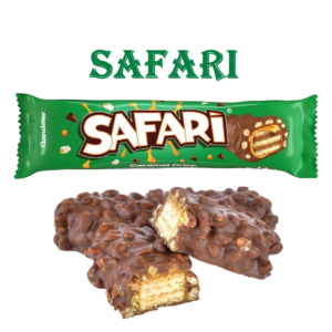 Safari Chocolate Caramel Crisp Bar 32g